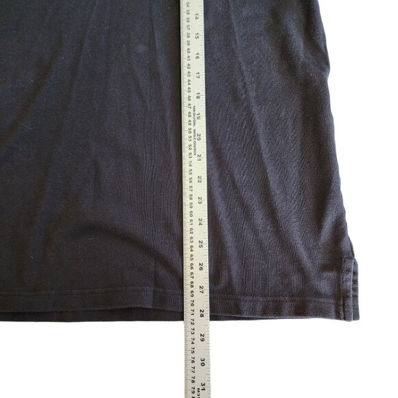 Tommy Hilfiger Men's Classic Fit Short Sleeve Polo Shirt Black Size XL - Picture 7 of 8